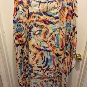 Cha Cha Vente Multicolor Abstract Dress